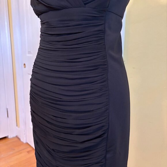 White House Black Market Black Midi Dress - Picture 5 of 10